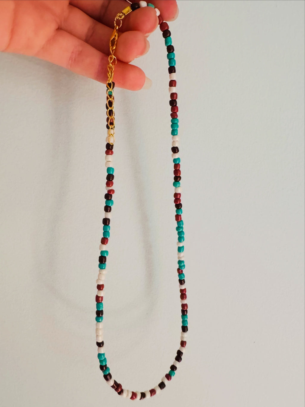Mix'd Up Seed Bead Necklace - Western