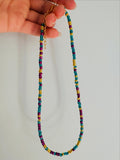 Mix'd Up Seed Bead Necklace - Vintage
