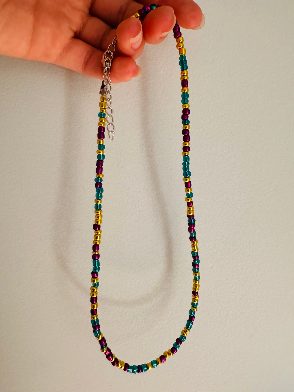 Mix'd Up Seed Bead Necklace - Vintage