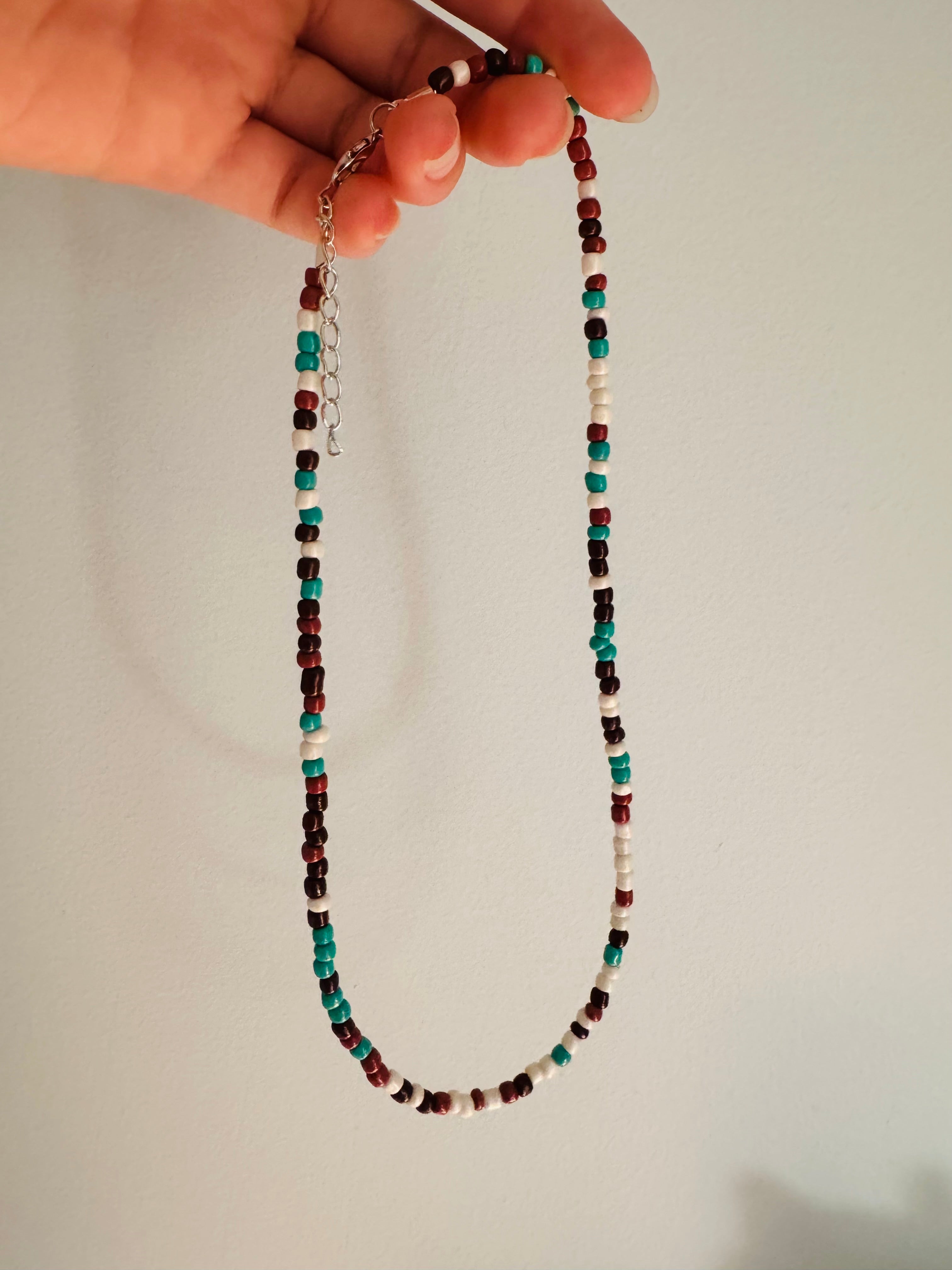 Mix'd Up Seed Bead Necklace - Western
