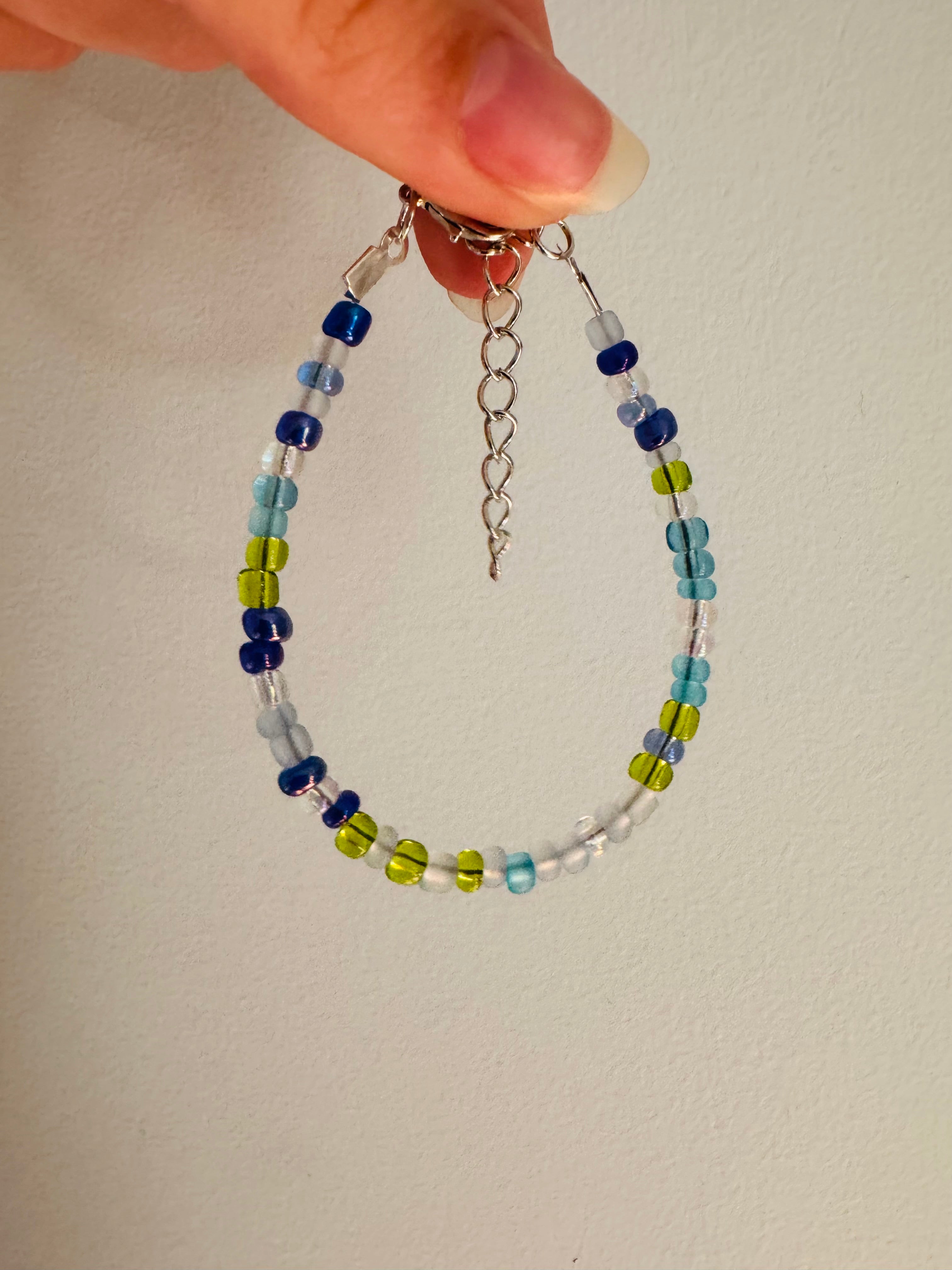 Mix'd Up Seed Bead Bracelet - Seaglass