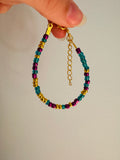 Mix'd Up Seed Bead Bracelet - Vintage