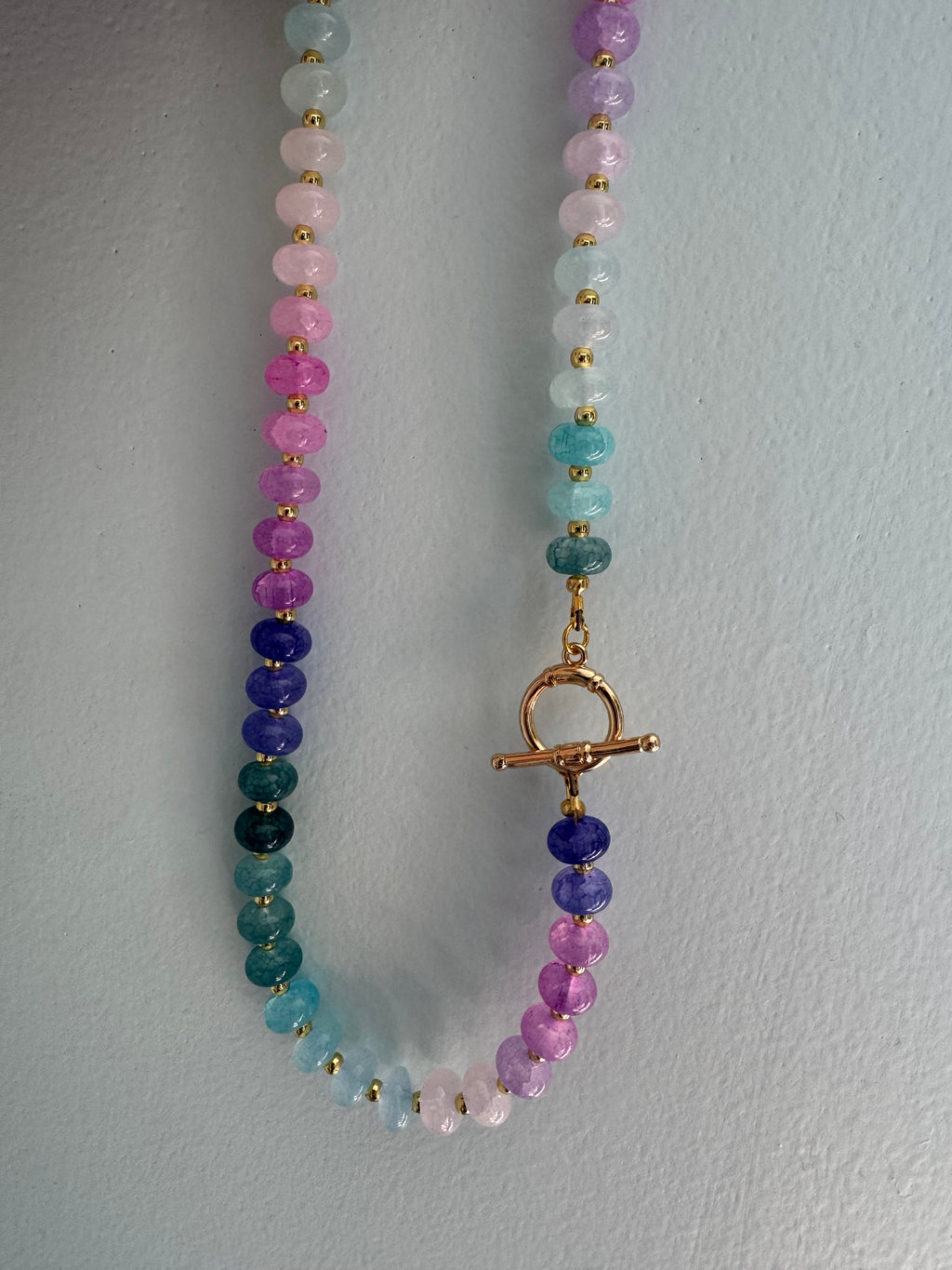 Rondelle Beaded Necklace - Under the Sea