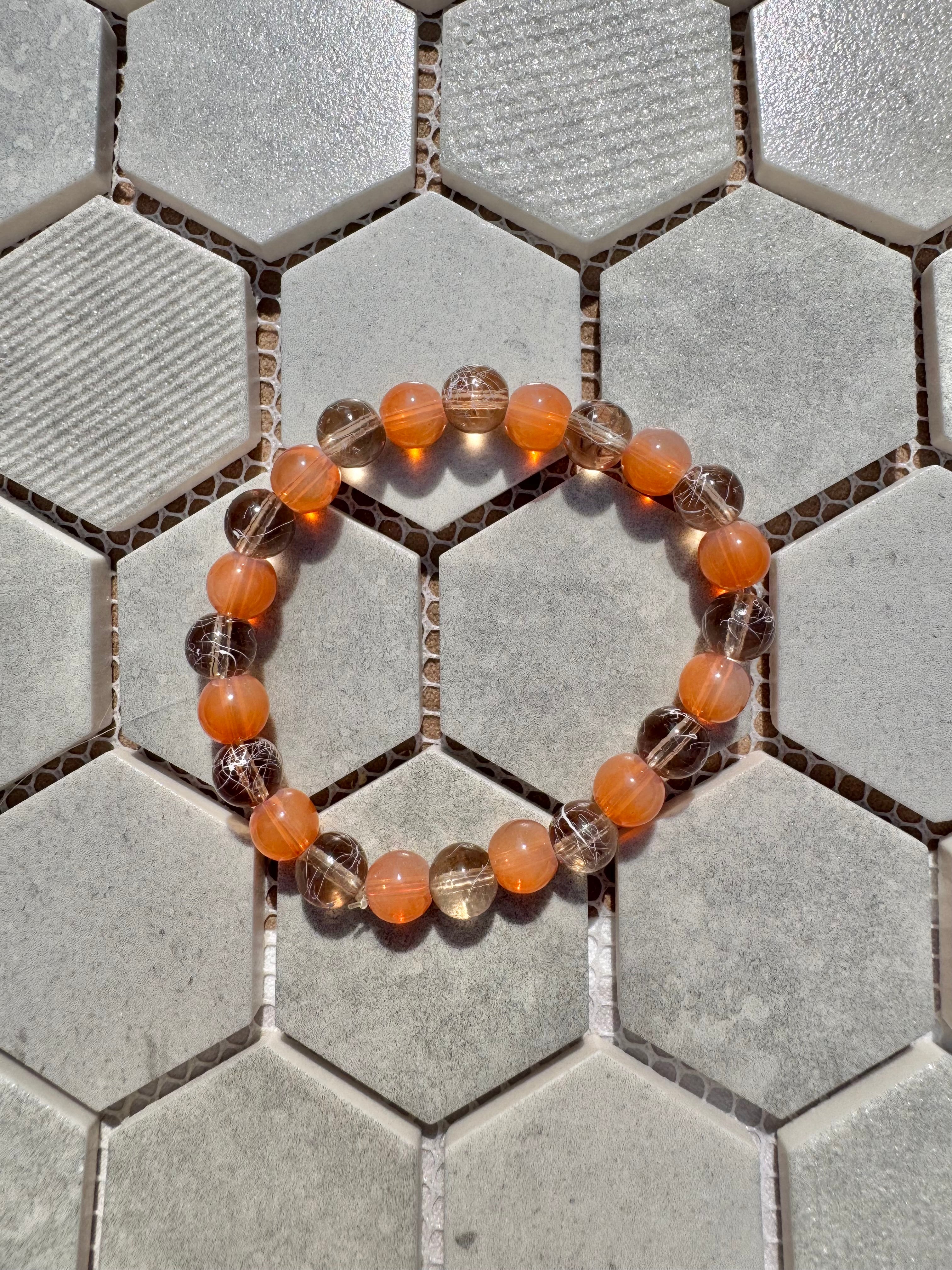 Glass Bead Bracelet - Ember Earth
