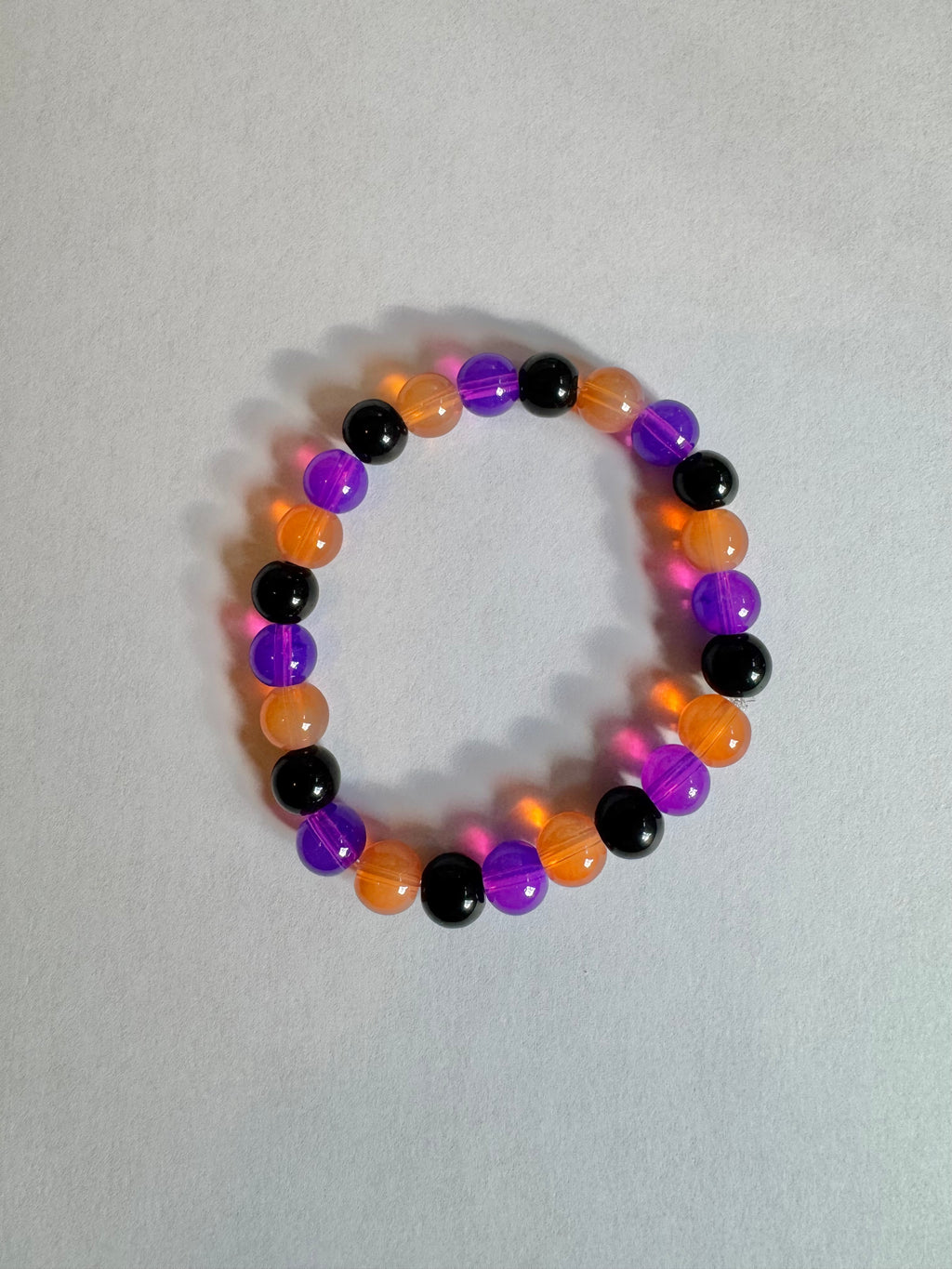 Glass Bead Bracelet - Halloween