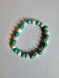 Glass Bead Bracelet - Mixed Up Sea Marble