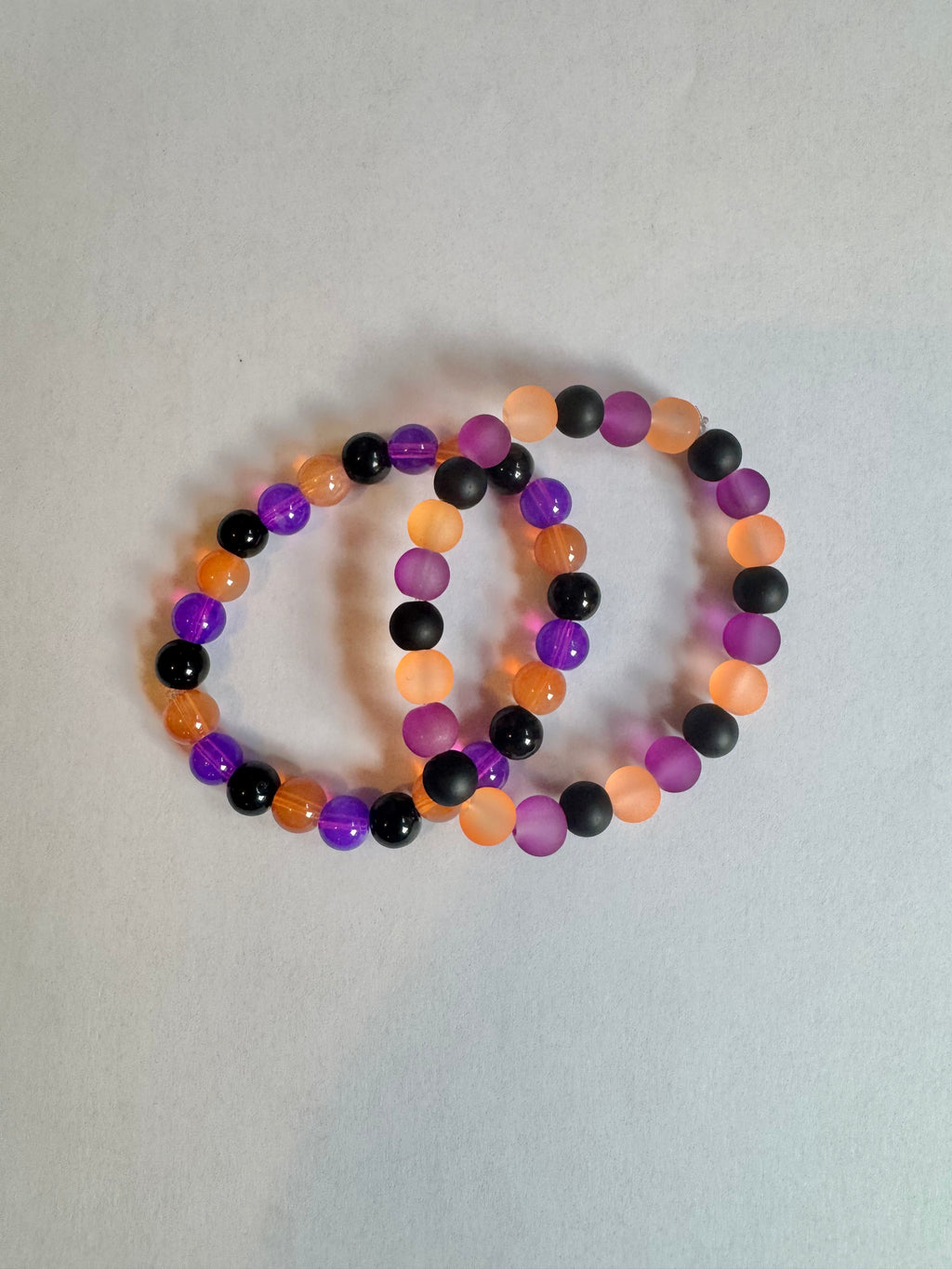 Glass Bead Bracelet - Halloween